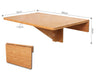 SoBuy FWT031-N Bureau Table murale rabattables, Table de cuisine pliante