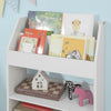 SoBuy KMB11-W Bibliothèque à Livres Étagère de Rangement Jouets pour Enfants