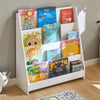 SoBuy KMB32-W Étagère à livres pour enfants avec 4 compartiments de rangement Blanc