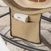 SoBuy OGS47-KA Fauteuil à Bascule Transat de Relaxation Chaise Longue Bain de Soleil Rocking Chair