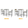 SoBuy OGT27-N Set de 1 Table de Bar + 2 Chaises de Bar