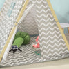 SoBuy OSS02-HG Tente Tipi Enfant pour Garçon et Fille Teepee Tente de Jeu