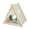SoBuy OSS02-W Tipi Tente Enfant avec Tapis de Sol Teepee Tente de Jeu pour Enfants