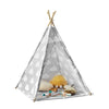 SoBuy OSS03-A01 Tipi Enfant Tente pour Enfant avec Tapis De Sol Indian Teepee Tente de Jeu pour Enfants avec Tapis
